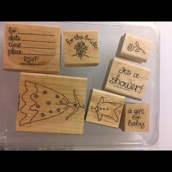 Stampin’ Up New Beginnings Stamp Set of 7 - Picture 1 of 4